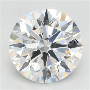 Picture of Lab Grown Diamond 3.35 Carats, Round with Excellent Cut, E Color, VVS1 Clarity and Certified by GIA