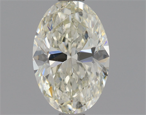 Picture of Natural Diamond 0.90 Carats, Oval with  Cut, L Color, SI1 Clarity and Certified by GIA