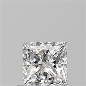 Foto Diamante Natural 0.50 quilates, Princesa , Color D, claridad VVS2 y certificado GIA de