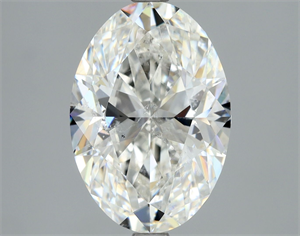 Picture of Natural Diamond 3.01 Carats, Oval with  Cut, G Color, SI2 Clarity and Certified by GIA