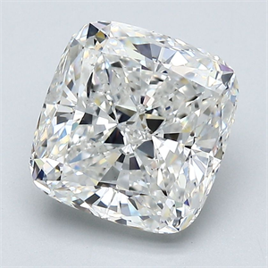 Foto Diamante Natural 3.11 quilates, Del cojín , Color F, claridad SI2 y certificado GIA de