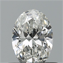 Diamante Natural 0.40 quilates, Ovalado , Color F, claridad VVS1 y certificado GIA