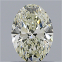 Natural Diamond 0.76 Carats, Oval with  Cut, J Color, VVS2 Clarity and Certified by IGI