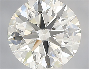 Picture of Natural Diamond 0.90 Carats, Round with Excellent Cut, I Color, VVS1 Clarity and Certified by IGI