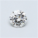 Diamante Natural 0.42 quilates, Redondo , Color G, claridad SI1 y certificado GIA