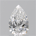 Natural Diamond 1.01 Carats, Pear with  Cut, E Color, SI2 Clarity and Certified by GIA