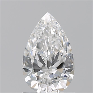Picture of Natural Diamond 1.01 Carats, Pear with  Cut, E Color, SI2 Clarity and Certified by GIA
