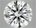 Lab Grown Diamond 6.19 Carats, Round with Ideal Cut, E Color, VVS2 Clarity and Certified by IGI