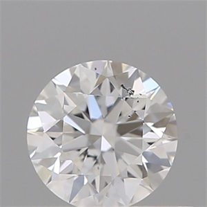 Foto Diamante Natural 0.40 quilates, Redondo , Color E, claridad SI2 y certificado GIA de