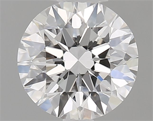 Picture of Natural Diamond 0.72 Carats, Round with Excellent Cut, D Color, VVS2 Clarity and Certified by GIA