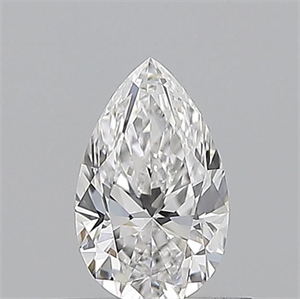 Picture of Natural Diamond 0.50 Carats, Pear with  Cut, D Color, VS2 Clarity and Certified by GIA
