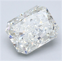 Natural Diamond 2.01 Carats, Radiant with  Cut, J Color, SI2 Clarity and Certified by GIA