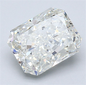 Picture of Natural Diamond 2.01 Carats, Radiant with  Cut, J Color, SI2 Clarity and Certified by GIA