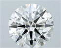 Natural Diamond 2.33 Carats, Round with Excellent Cut, I Color, SI1 Clarity and Certified by GIA