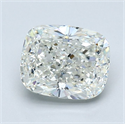 Natural Diamond 1.51 Carats, Cushion with  Cut, I Color, VS1 Clarity and Certified by GIA