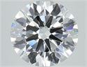 Lab Grown Diamond 1.04 Carats, Round with Ideal Cut, D Color, VVS2 Clarity and Certified by IGI