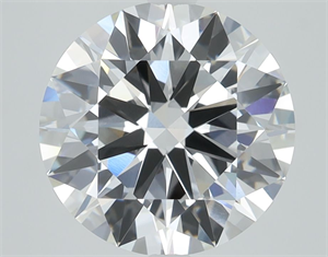 Picture of Lab Grown Diamond 1.04 Carats, Round with Ideal Cut, D Color, VVS2 Clarity and Certified by IGI