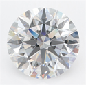Del inventario de diamantes de laboratorio, 5.10 quilates, Redondo , Color D, claridad IF y certificado GIA