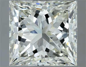 Picture of Natural Diamond 2.50 Carats, Princess with  Cut, J Color, VS1 Clarity and Certified by IGI