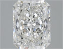 Natural Diamond 2.50 Carats, Radiant with  Cut, H Color, SI2 Clarity and Certified by GIA