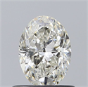 Diamante Natural 0.56 quilates, Ovalado , Color I, claridad VVS2 y certificado GIA
