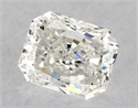 Natural Diamond 1.00 Carats, Radiant with  Cut, I Color, SI1 Clarity and Certified by GIA
