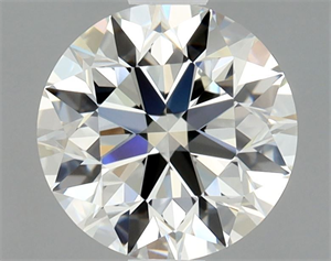 Picture of Natural Diamond 0.85 Carats, Round with Excellent Cut, I Color, VVS2 Clarity and Certified by GIA