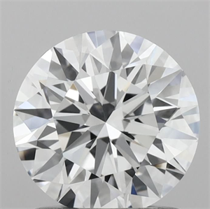 Picture of Lab Grown Diamond 1.21 Carats, Round with Excellent Cut, D Color, VVS2 Clarity and Certified by IGI