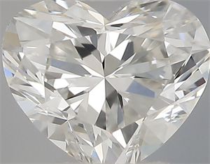 Picture of Natural Diamond 0.31 Carats, Heart with  Cut, E Color, VVS1 Clarity and Certified by IGI