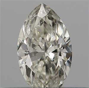 Picture of Natural Diamond 0.19 Carats, Marquise with  Cut, K Color, VS2 Clarity and Certified by IGI