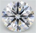 Del inventario de diamantes de laboratorio, 1.55 quilates, Redondo , Color E, claridad VS1 y certificado GIA