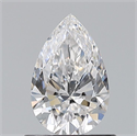 Natural Diamond 0.70 Carats, Pear with  Cut, E Color, VS1 Clarity and Certified by GIA