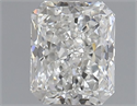 Natural Diamond 0.50 Carats, Radiant with  Cut, G Color, VS1 Clarity and Certified by GIA