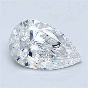Foto Diamante Natural 1.20 quilates, De pera , Color D, claridad VS1 y certificado GIA de