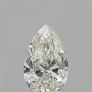 Picture of Natural Diamond 0.50 Carats, Pear with  Cut, H Color, VVS1 Clarity and Certified by GIA