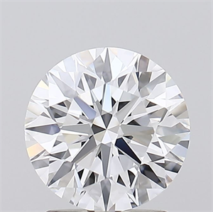 Picture of Lab Grown Diamond 1.95 Carats, Round with Ideal Cut, D Color, IF Clarity and Certified by IGI
