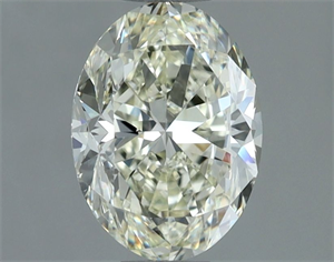 Picture of Natural Diamond 1.01 Carats, Oval with  Cut, J Color, VS2 Clarity and Certified by IGI