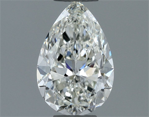 Picture of Natural Diamond 0.50 Carats, Pear with  Cut, I Color, VVS1 Clarity and Certified by GIA