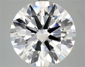 Picture of Lab Grown Diamond 8.13 Carats, Round with Ideal Cut, F Color, VVS2 Clarity and Certified by IGI
