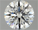 Diamante Natural 0.81 quilates, Redondo , Color H, claridad IF y certificado GIA