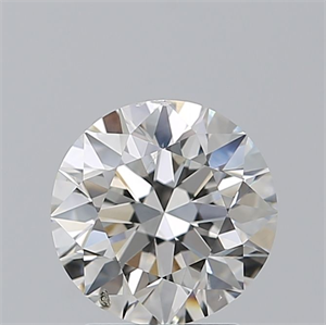 Picture of Natural Diamond 2.00 Carats, Round with Excellent Cut, H Color, SI2 Clarity and Certified by GIA