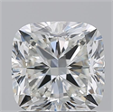 Natural Diamond 1.70 Carats, Cushion with  Cut, I Color, VVS1 Clarity and Certified by GIA