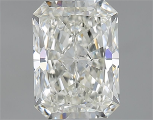 Picture of Natural Diamond 1.51 Carats, Radiant with  Cut, J Color, SI1 Clarity and Certified by GIA