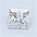 Diamante Natural 1.01 quilates, Princesa , Color E, claridad SI1 y certificado GIA