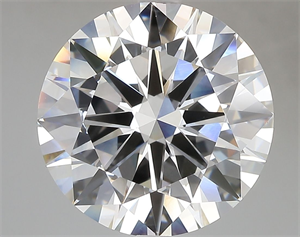Picture of Lab Grown Diamond 7.02 Carats, Round with Excellent Cut, E Color, VVS2 Clarity and Certified by IGI
