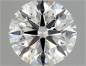 Natural Diamond 0.90 Carats, Round with Excellent Cut, E Color, VS2 Clarity and Certified by GIA