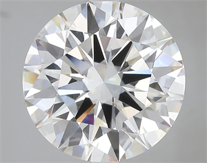 Picture of Lab Grown Diamond 7.04 Carats, Round with Ideal Cut, F Color, VVS2 Clarity and Certified by IGI
