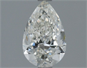 Natural Diamond 1.00 Carats, Pear with  Cut, H Color, SI1 Clarity and Certified by IGI