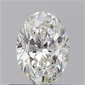 Natural Diamond 0.52 Carats, Oval with  Cut, E Color, VS2 Clarity and Certified by GIA