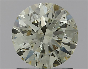 Picture of Natural Diamond 1.21 Carats, Round with Excellent Cut, K Color, SI1 Clarity and Certified by IGI
